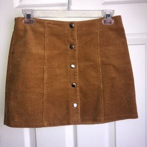 Corduroy skirt